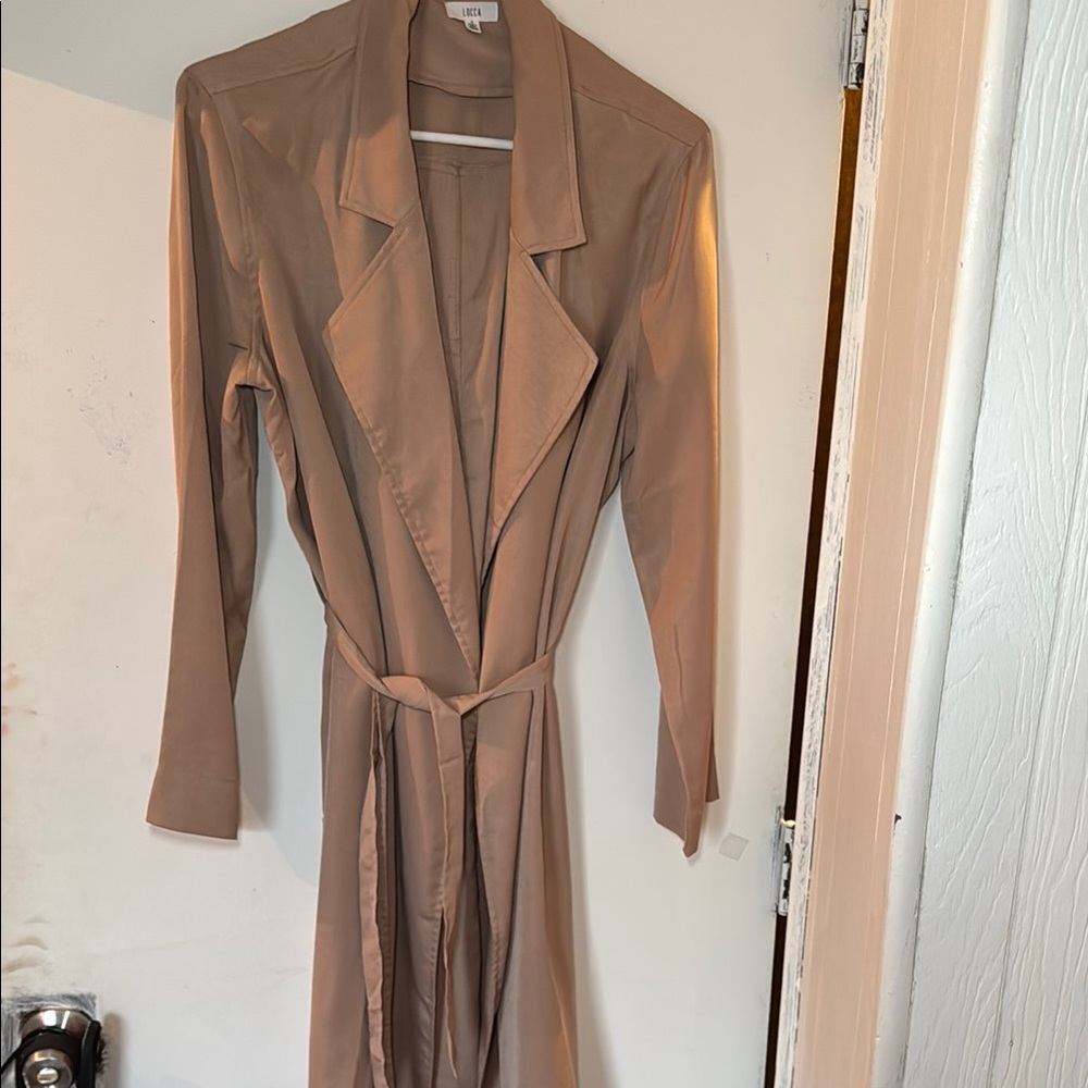Lucca Couture Cream Long Sleeve Dress